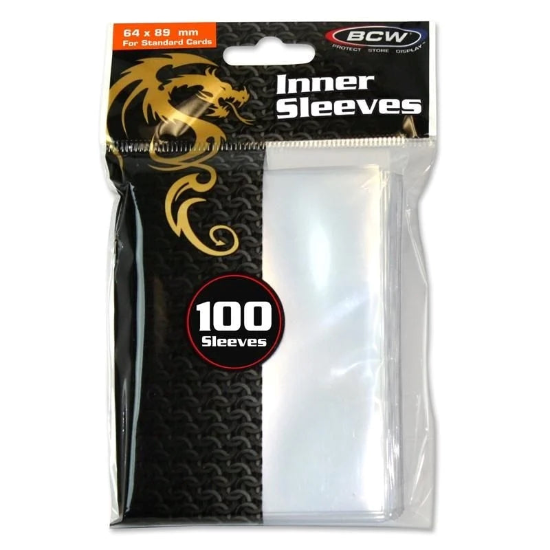 BCW: Regular Inner Sleeves 100 Pack