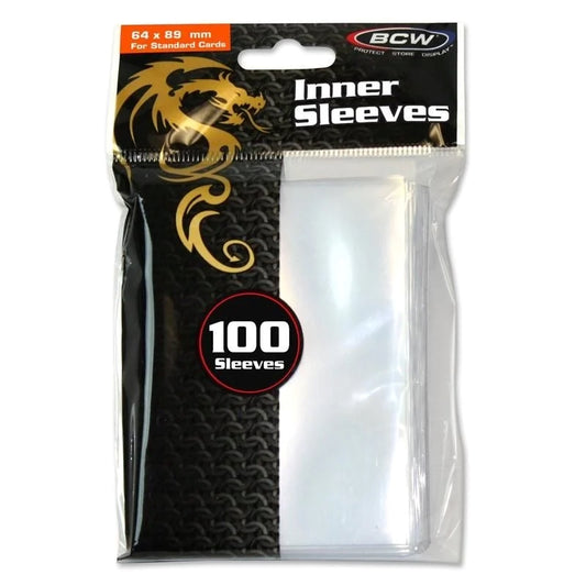 BCW: Regular Inner Sleeves 100 Pack