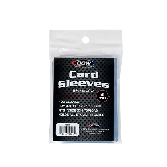 BCW: Standard Card Sleeves 100 Pack