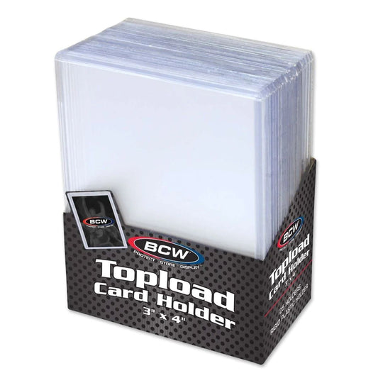 BCW:  Topload Card Holder 25 Pack - 3x4 Standard