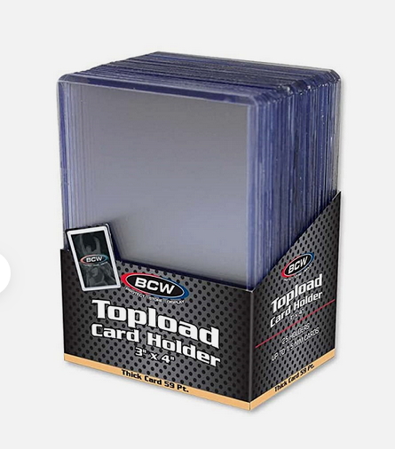 BCW:  Topload Card Holder 25 Pack - 3x4 59 Point