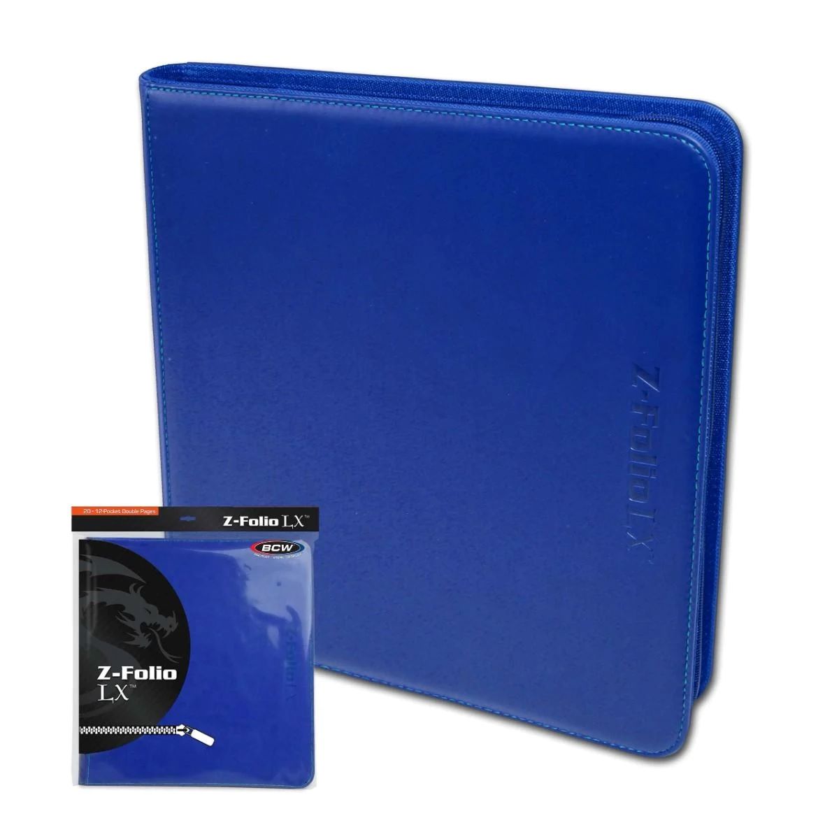 BCW:  Z-Folio 12-Pocket LX Album - Blue