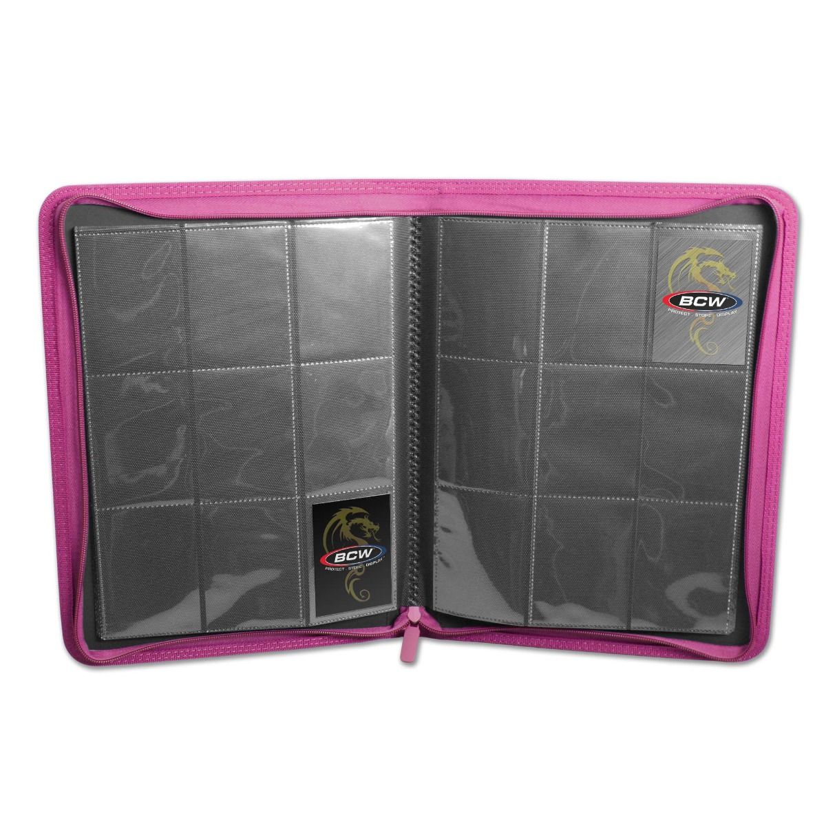 BCW:  Z-Folio 9-Pocket Album - Pink