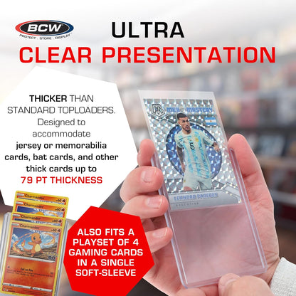 BCW:  Topload Card Holder 25 Pack - 3x4 79 Point