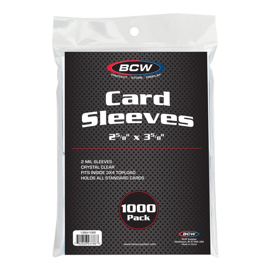 BCW: Standard Card Sleeves 1000 Pack