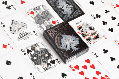 Bicycle Playing Cards: Black Dragon