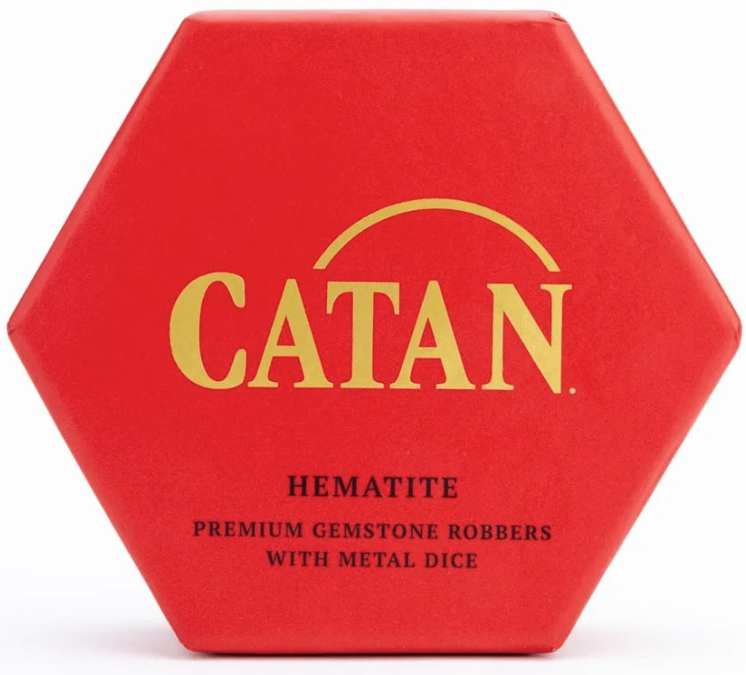 Catan: Premium Robber & Metal Dice Set - Hematite