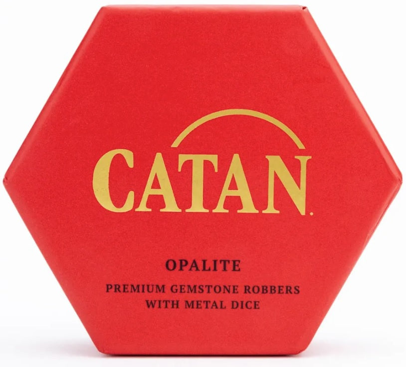 Catan: Premium Robber & Metal Dice Set - Opalite