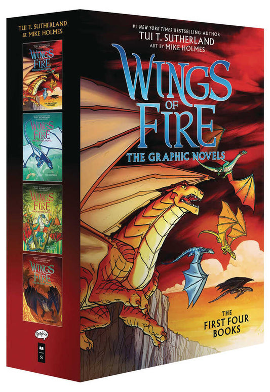 Wings Of Fire Graphic Novel Box Set #1 Volume 1-4