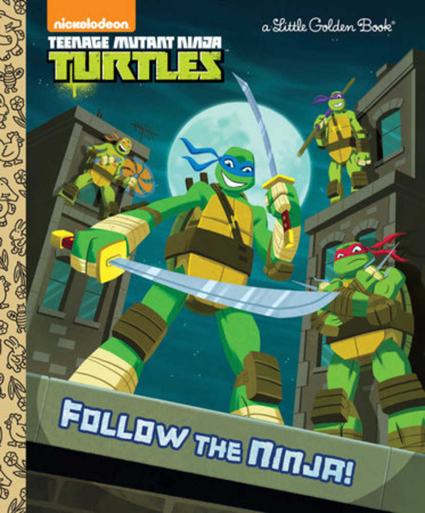 Follow The Ninja! Little Golden Book (Teenage Mutant Ninja Turtles)