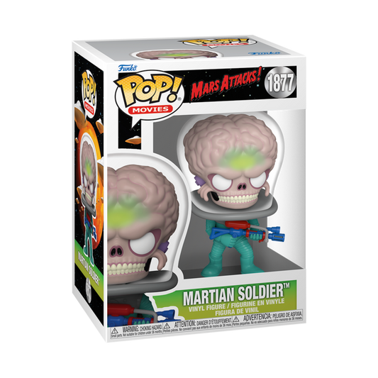 Pop Movies Mars Attacks Alien Soldier Figure