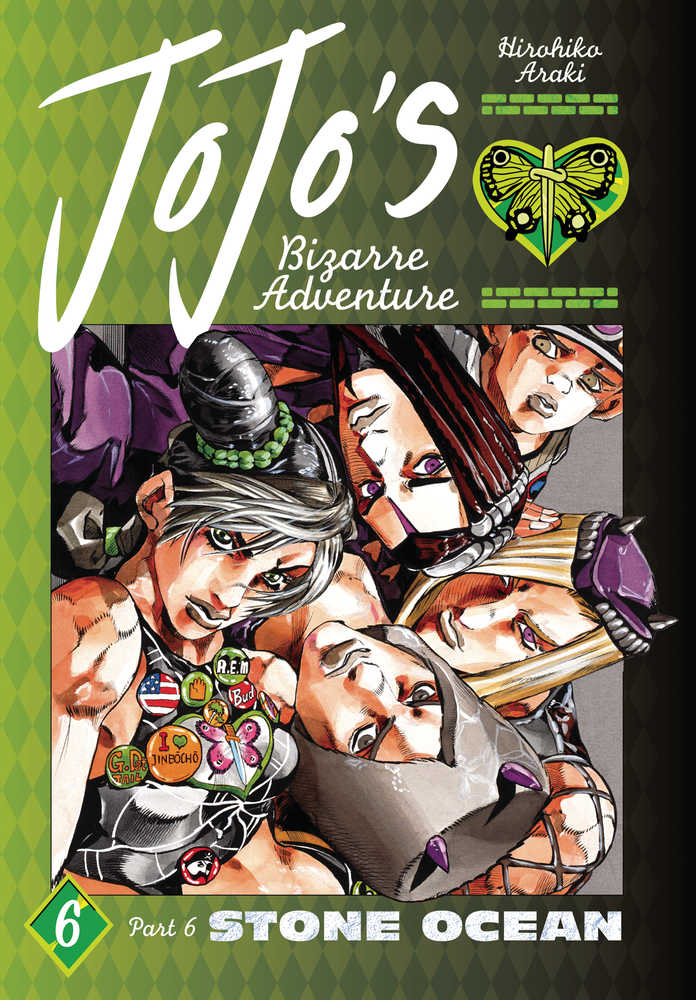 Jojo's Bizarre Adventure Part 6 Stone Ocean Hardcover Volume 06