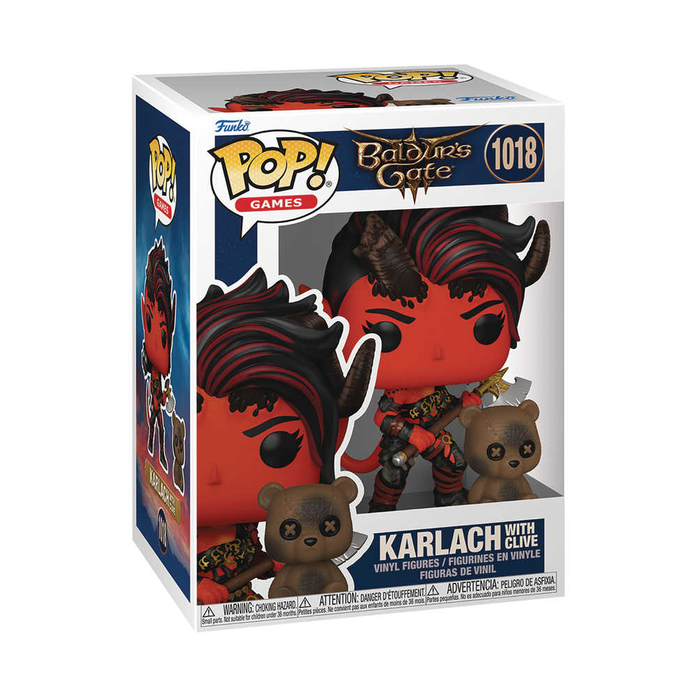 Pop Games Baldurs Gate Karlach & Clive Figure