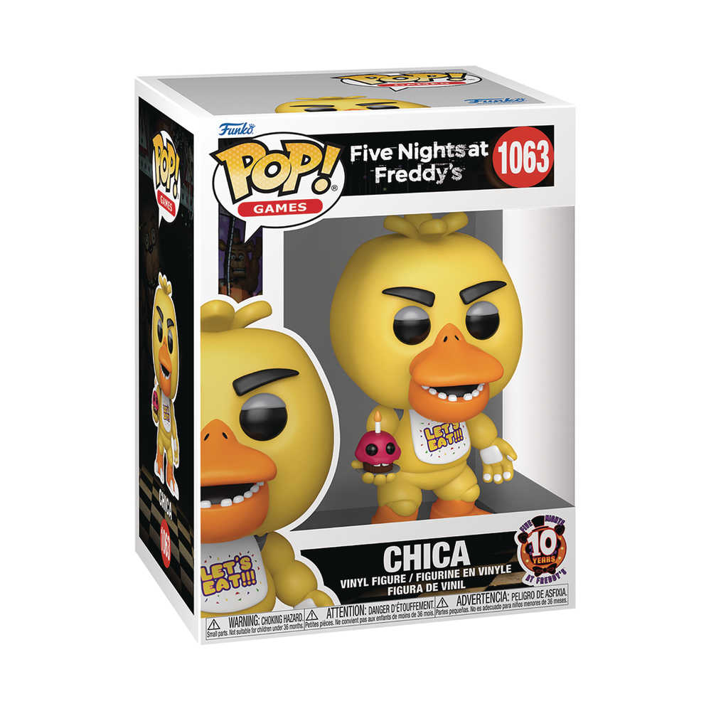 Pop Games: Five Nights At Freddies 10 Year Anniversary Chica Figure