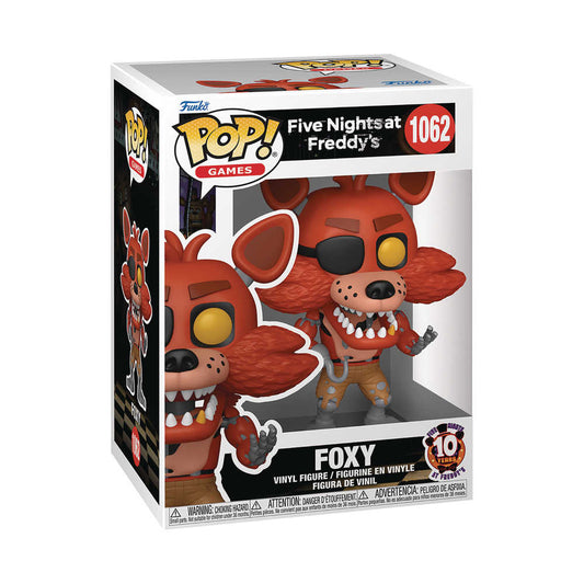 Pop GamesL Five Nights At Freddy's 10 Year Anniversary Foxy Figure
