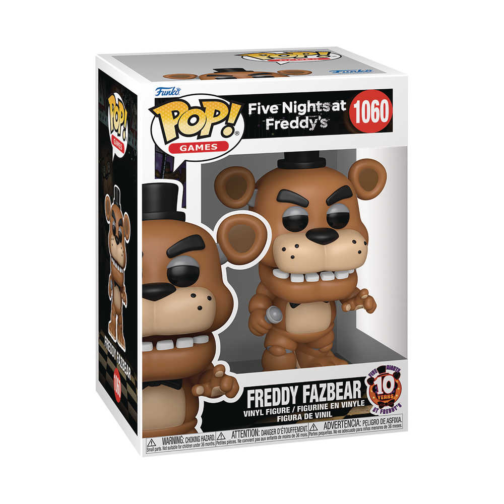 Pop Games: Fnaf 10 Y Anniversary Freddy Figure
