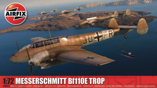 Airfix Messerschmitt Bf110e E-2 Trop 1/72 Model Kit