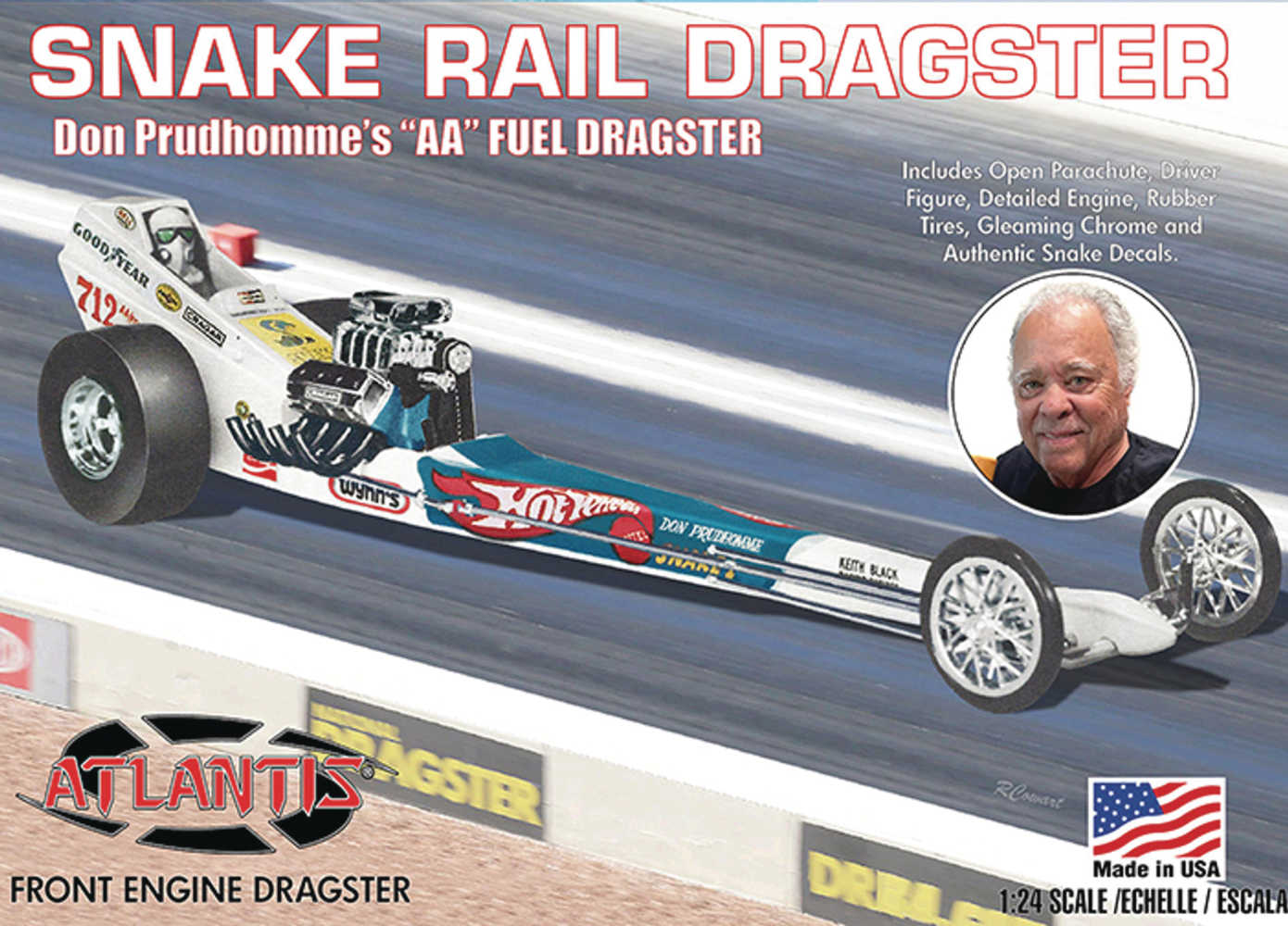 Don Prudhomme Snake Front Engine Dragster 1/24 Model  (