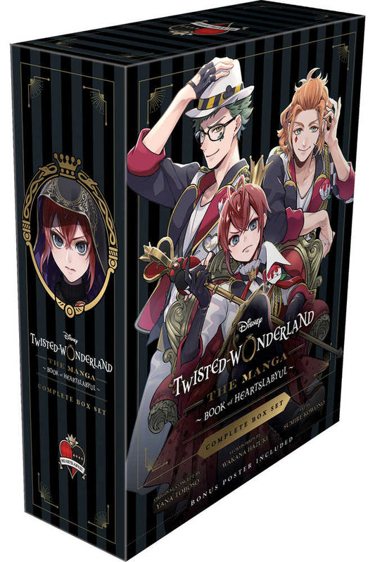 Disney Twisted Wonderland: Heartslabyul Graphic Novel Box Set Volume 1-4
