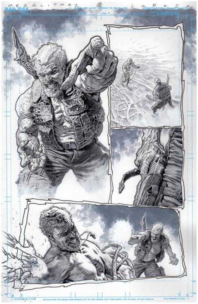 Olympus Saga Megalith #1 (Of 4) Cover Zd Lewis Larosa Original Art Edition 27 Variant