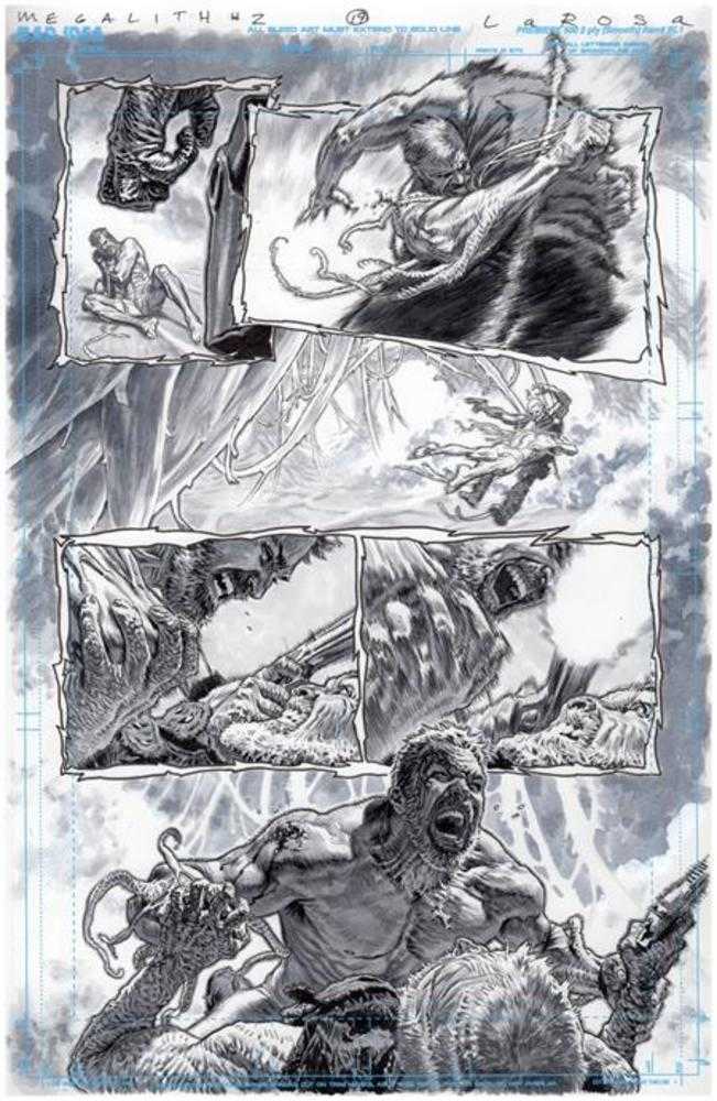 Olympus Saga Megalith #1 (Of 4) Cover Ze Lewis Larosa Original Art Edition 28 Variant