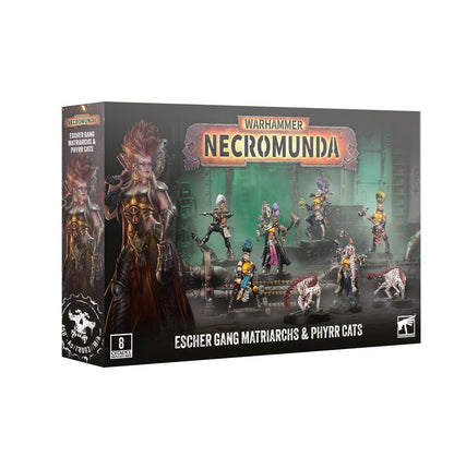 Warhammer Necromunda: Escher Gang Matriarchs & Phyrr Cats