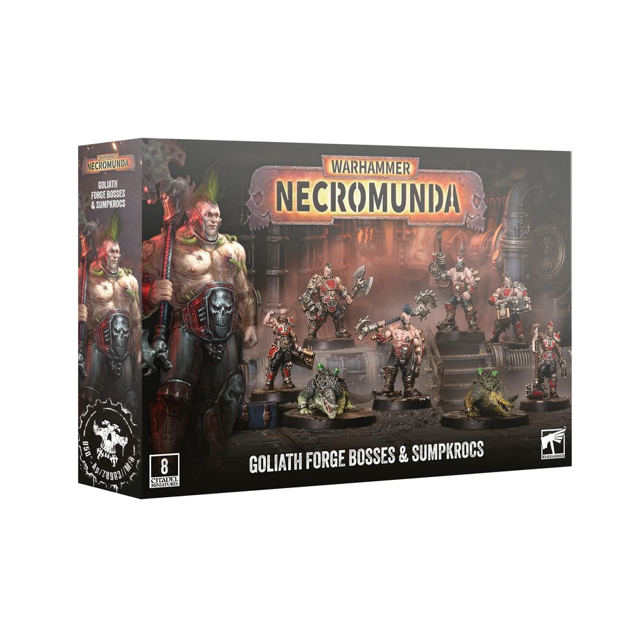 Warhammer Necromunda: Goliath Forge Bosses & Sumpkrocs