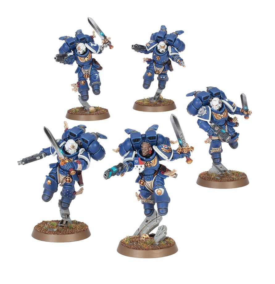 Warhammer 40,000: Space Marines - Vanguard Veteran Squad With Jump Packs