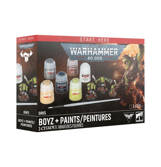 Warhammer 40,000 - Orks: Boyz + Paints