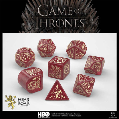 Game Of Thrones: Lannister Dice Set
