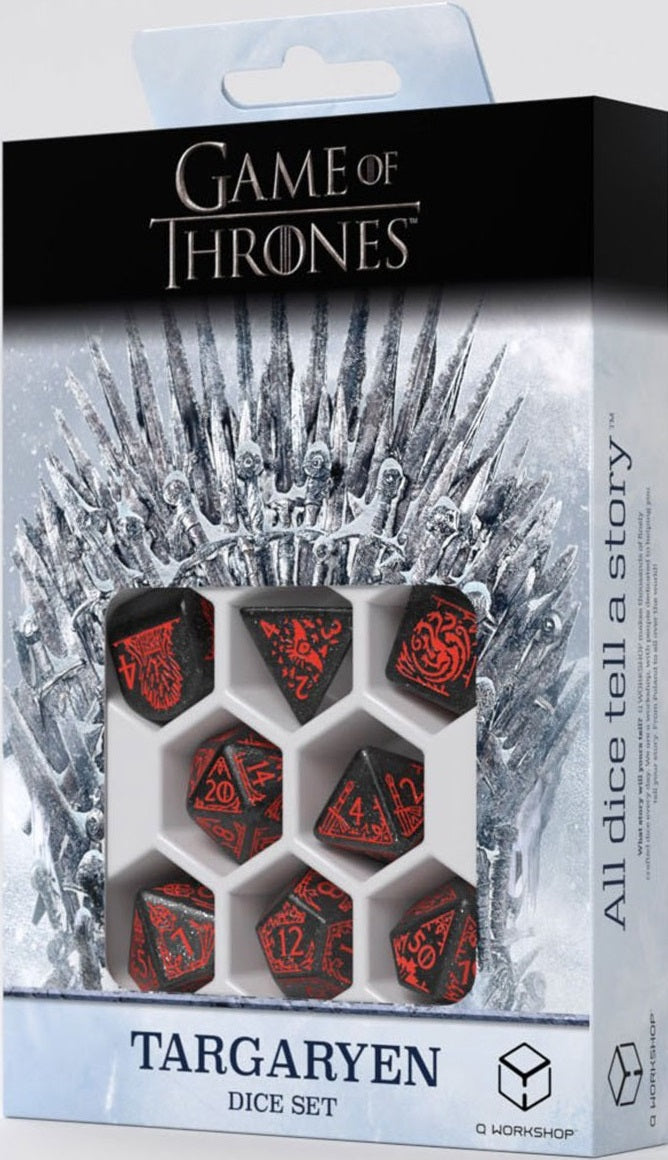 Game Of Thrones: Targaryen Dice Set