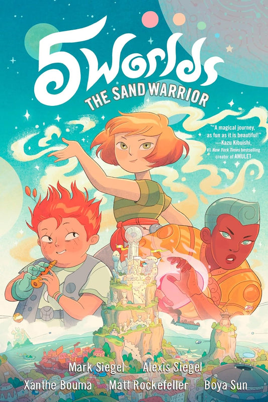 5 Worlds Hardcover Graphic Novel Volume 01 Sand Warrior
