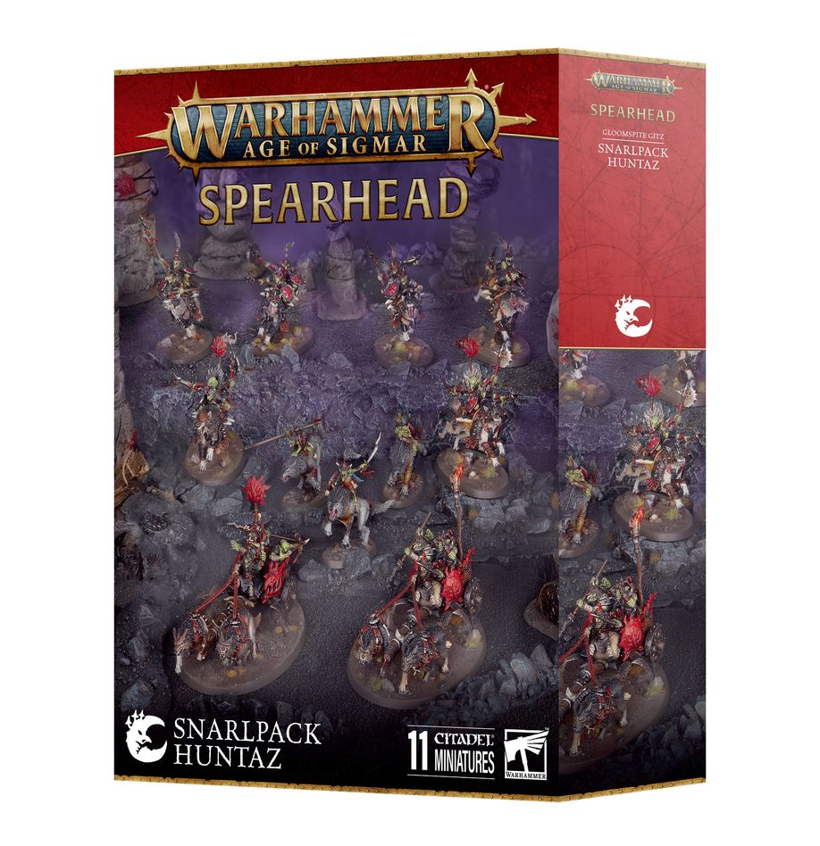 Warhammer Age Of Sigmar: Spearhead: Gloomspite Gitz - Snarlpack Huntaz