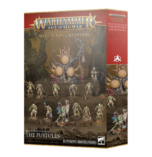 Warhammer Age Of Sigmar Regiments Of Renown: Maggotkin Of Nurgle - The Pustules