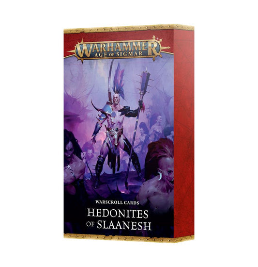 Warhammer Age Of Sigmar: Hedonites Of Slaanesh - Warscroll Cards