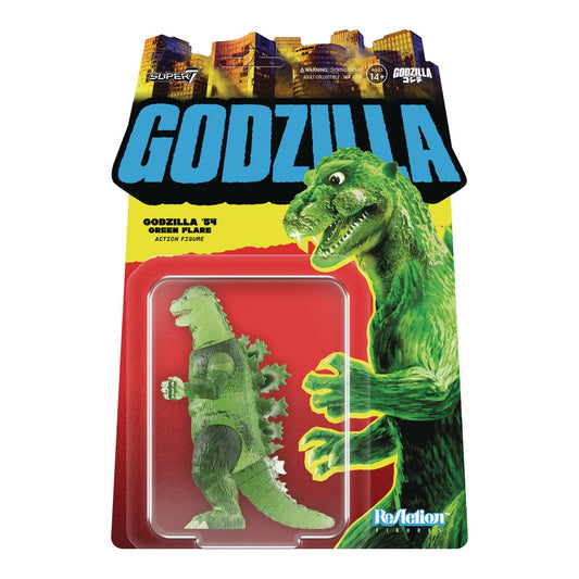 Godzilla Toho Reaction Wv7 Godzilla Semi-Clear 3-3/4in Action Figure (N