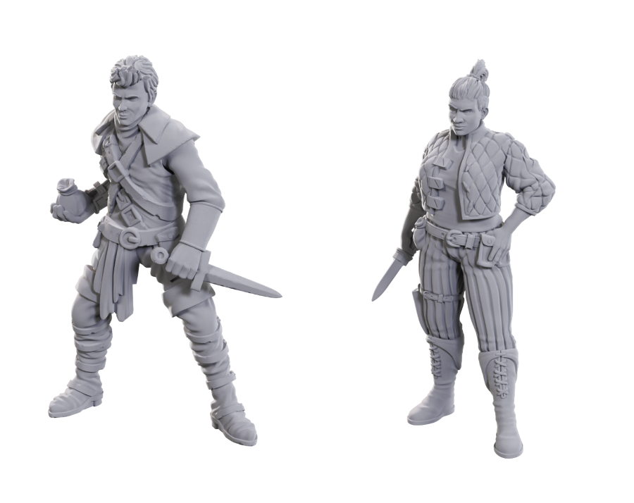 Deep Cuts Miniatures: Wave 23 - Cutpurses Male & Female