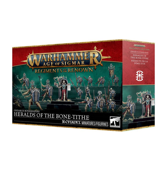 Warhammer Age Of Sigmar Regiments Of Renown: Ossiarch Bonekeepers - Heralds Of The Bone-Tithe