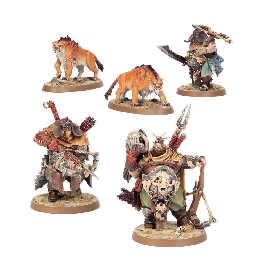 Warhammer Age Of Sigmar: Ogor Mawtribes - Hunters With Sabrefangs