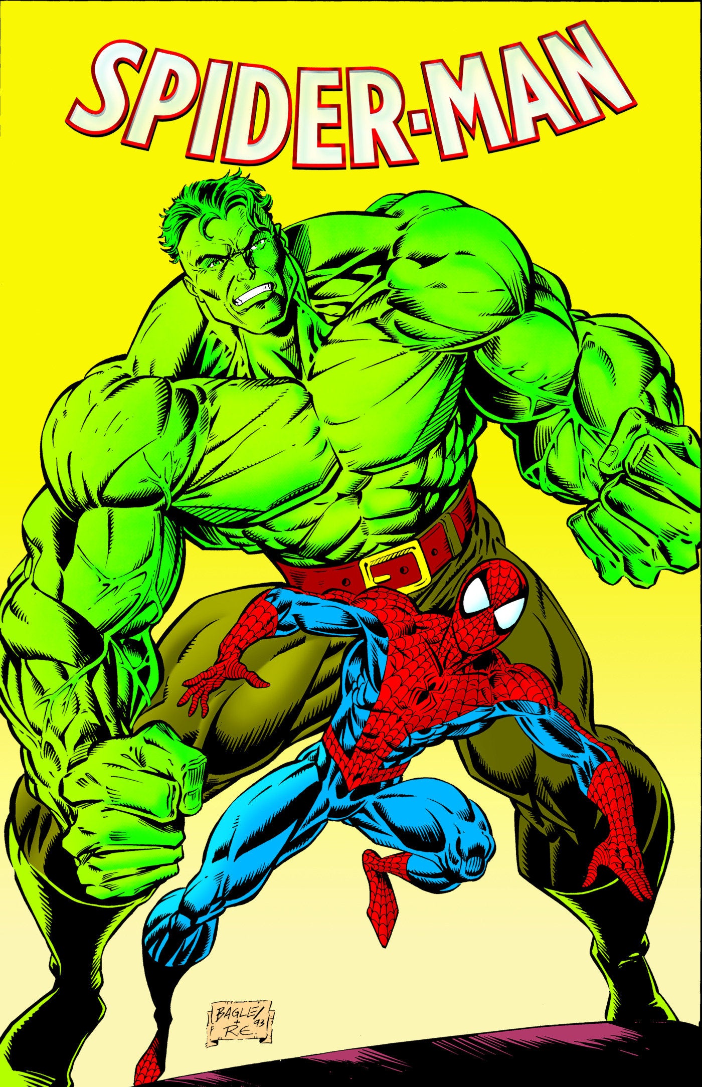 Spider-Man By Michelinie & Bagley Omnibus Volume. 2 Mark Bagley Hulk Cover