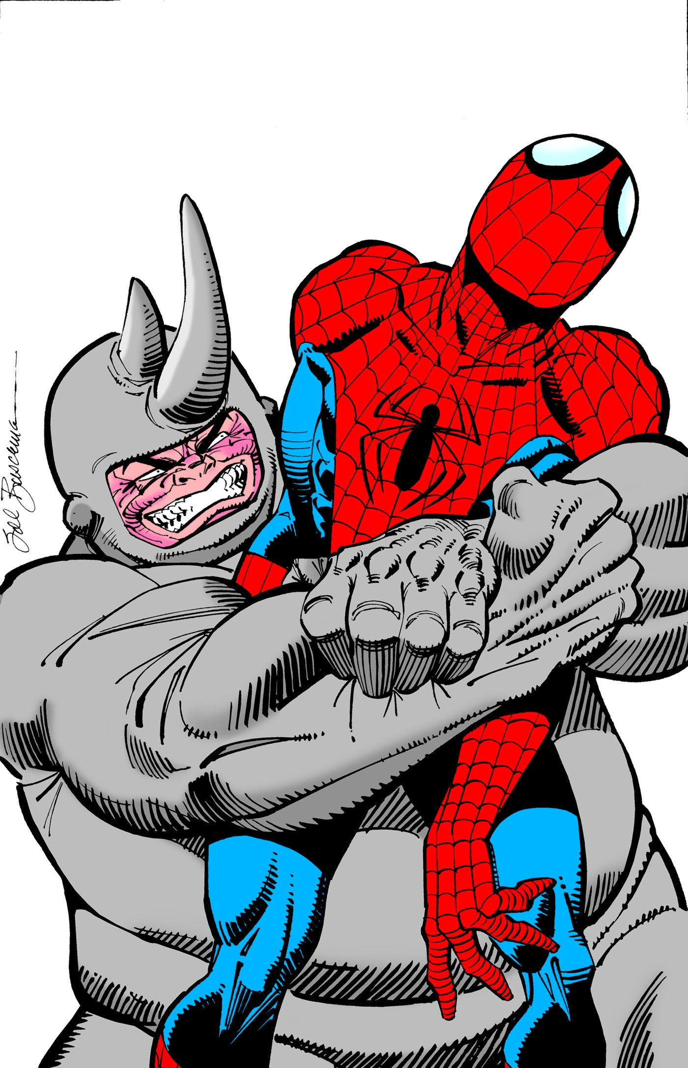 Spectacular Spider-Man By Dematteis & Buscema Omnibus Sal Buscema Rhino Cover [Direct Market Only]