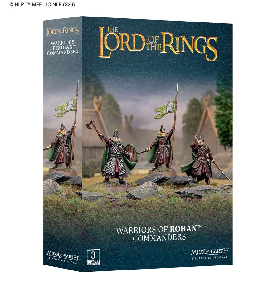 Middle-Earth Strategy Battle Game™: The War Of The Rohirrim - Warrior's of Rohan Commanders (Copy)