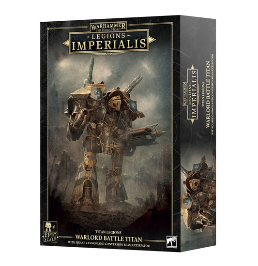 Warhammer The Horus Heresy: Legions Imperialis - Warlord Titan with Quake Cannon and Conversion Beam Extirpator