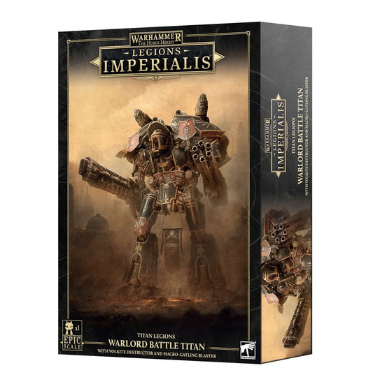 Warhammer The Horus Heresy: Legions Imperialis - Warlord Titan with Volkite Destructor and Macro-Gatling Blaster