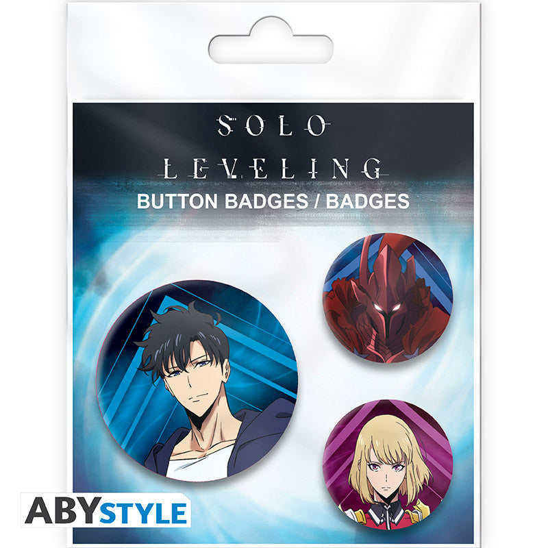 Solo Levling: Badge Pack - Igris, Jinwoo & Cha Hae In