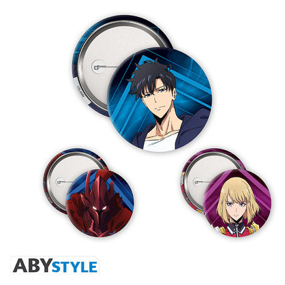 Solo Levling: Badge Pack - Igris, Jinwoo & Cha Hae In
