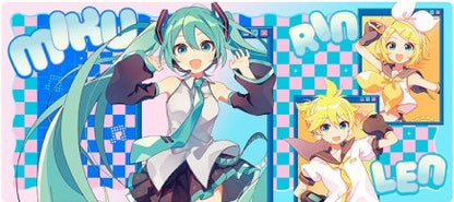 Hatsune Miku: Mousepad XXL - Miku & Friends