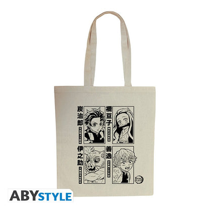 Demon Slayer: Tote Bag - Tanjiro, Nezuko, Zenitsu & Inosuke S2