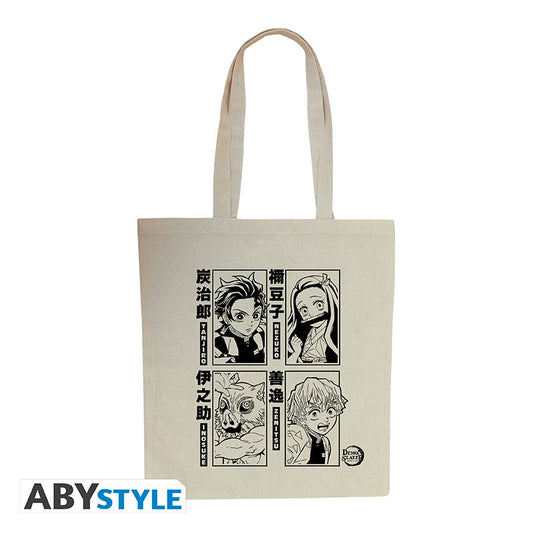 Demon Slayer: Tote Bag - Tanjiro, Nezuko, Zenitsu & Inosuke S2