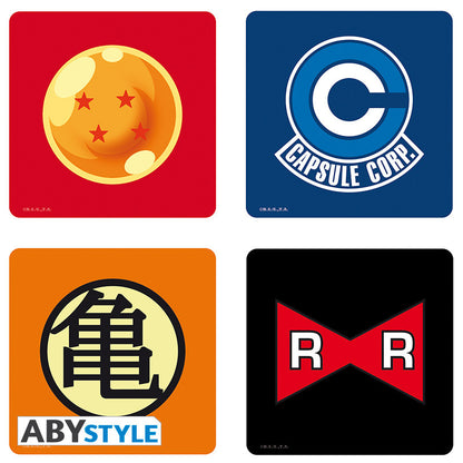 Dragon Ball: 4 Piece Coaster Set - Symbols